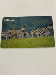 carta telefonica 200 Units Delta Card (fake) Zebre Animali 34/40 - Picture 1 of 1