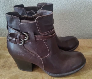 Botines BOC Born Jaya Cuero Marrón Nuevos Talla 6 - Imagen 1 de 6