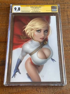ACTION COMICS #1051 CGC SS 9.8 WARREN LOUW SIGNED POWER GIRL VIRGIN VARIANT-B - Picture 1 of 2