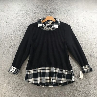 Style & Co. Suéter Mujer 2X Multicolor CuelloED Mangas Largas Pullover NUEVO Foto 1 de 4