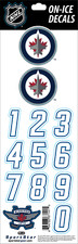 Winnipeg Jets Official NHL On Ice Blue Helmet Decals 