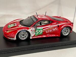 FUJIMI Ferrari 458 Italia GT2 24 Heures du Mans 2011 Luxury Racing 1:43