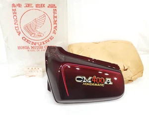 Genuine Honda 1980 CM400A Hondamatic OEM Left Side Cover 83700-448-770ZB NOS New - Picture 1 of 15