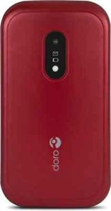 Doro 6820 Big Button Phone 4G Unlocked Red with assistance butn (with cradle) - Picture 1 of 3