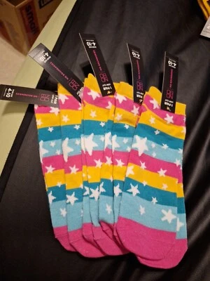 Лот из 5 без границ звезды и полосы женские носки размер 4-10 - Изображение 1 из 3