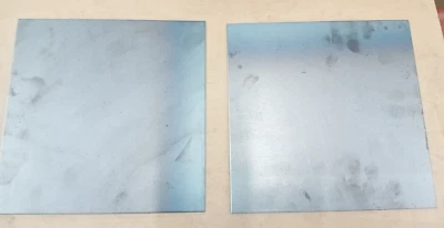 2 x 240mm x 240mm x 2mm Sheet Steel Offcuts Welding Fabrication - Image 1 of 3