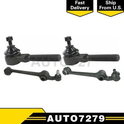 4X Front Lower Control Arm W/ Ball Joint + Outer Tie Rod End Fits Dodge Intrepid - Image 1 of 4