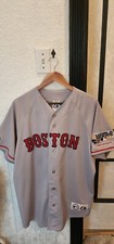 2007 World Series Champions Boston Red Sox Jonathan Papelbon Jersey Men L Gray