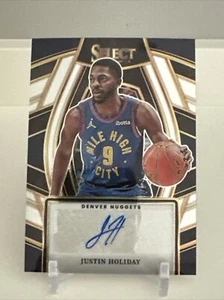 2023-24 Select NBA Justin Holiday Prizm Silver Auto - Nuggets #SSS-JHD - Picture 1 of 2