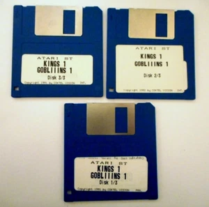 Rare GOBLIIINS ATARI ST jeu original / original game (from Kings compilation) - Bild 1 von 10