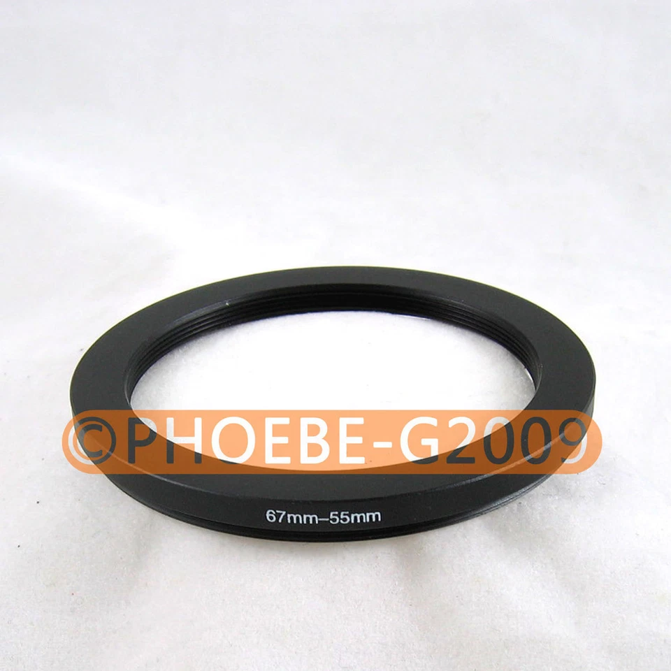 67mm-55mm 67-55 67 to 55 Step Down Ring Filter Adapter - Image 1 of 1