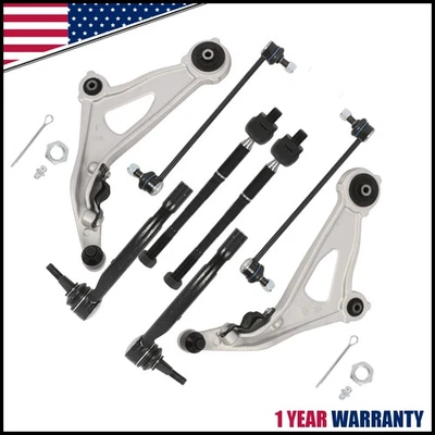 8Pcs Front Lower Control Arms w/Link For Nissan Pathfinder Infiniti JX35 2013-19 - Image 1 of 4