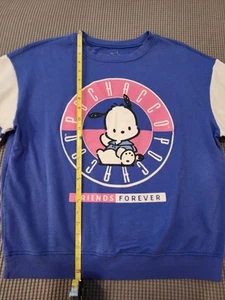 Sanrio Pochacco Pullover Sweater Hello Kitty Friends Forever Womens Large - Picture 1 of 8
