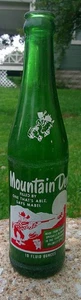 Mountain Dew Hillbilly Bottle "Filled by One That's Able, Says Mabel" - Picture 1 of 2