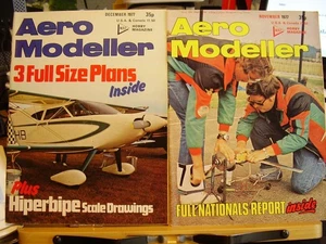 2 X AEROMODELLER 1977  MODEL AIRCRAFT  MAGAZINES NOVEMBER DECEMBER 1977 - Bild 1 von 3