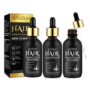 Minoxidil 5% for Men and Women SET of 3, Hair Growth Serum & Beard - Picture 1 of 5