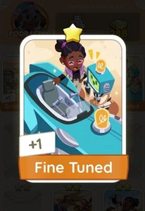 Fine Tuned - Monoply Go Sticker Fast Sending!! - Picture 1 of 1