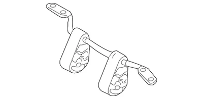 Подлинный задний кронштейн глушителя для BMW 2004-2006 BMW X3 18-30-3-413-461 - Изображение 1 из 2