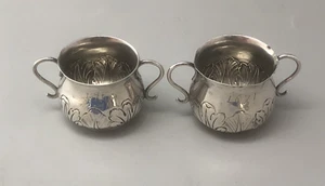 Miniatur Kinder Silberbecher mit zwei Henkeln 17. Jahrhundert 1671 AHFZX - Bild 1 von 9