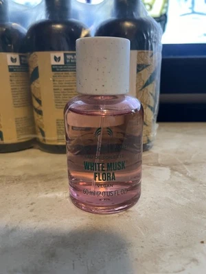 The Body Shop White Musk Flora Eau De Toilette 60ml 2,0 fl oz. Vegano (novo em folha) - Imagem 1 de 4