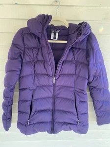 Patagonia Downtown Loft Hooded Puffer Jacket Down Women's Small Purple *ISSUES* - Bild 1 von 17