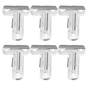 6 Pcs Clothes Drying Rack Connectors: Stainless Steel Hanger Stable Garment - Picture 1 of 12