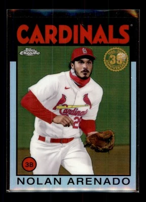 2021 Topps Chrome 35th Anniversary #86BC-5 Nolan Arenado St. Louis Cardinals - Image 1 of 2