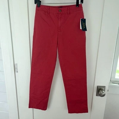 Polo Ralph Lauren straight leg pants boy's sz 14 NWT - Image 1 of 4