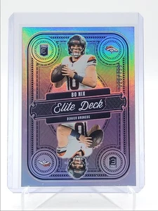 BO NIX 2025 DONRUSS ELITE ELITE DECK FOOTBALL BRONCOS Q6027 - Picture 1 of 2