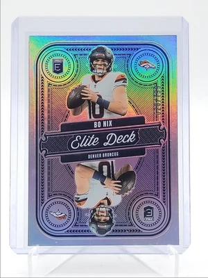 BO NIX 2025 DONRUSS ELITE ELITE DECK FOOTBALL BRONCOS Q6027 - Image 1 of 2