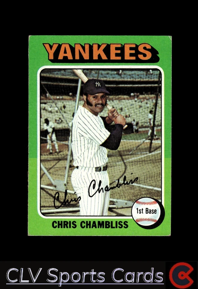 Бейсбольный мяч New York Yankees Chris Chambliss No585 Topps почти как новый или лучше - Изображение 1 из 2