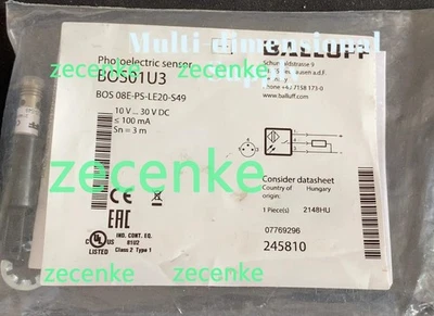 1PCS NEW BOS01U3 BOS 08E-PS-LE20-S49 #SKY - Image 1 of 2