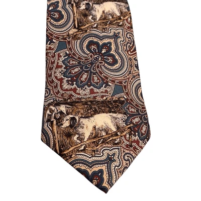 Ducks Unlimited Vintage 100% Silk Tie - Image 1 of 4