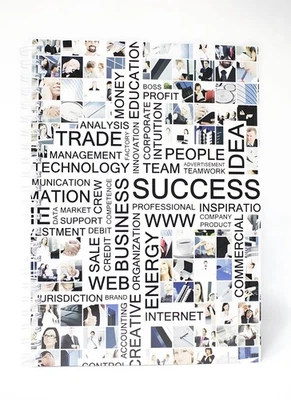 ADINA Premium Collegeblock Kollegblock "Business" A4 kariert 80 Blatt 90g/qm Lin