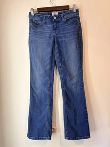 Vintage Y2k Aeropostale Low Rise Chelsea Bootcut Curvy Jeans Gr. 3/4 Short - Bild 1 von 7