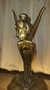 Tinkerbell Bronze Statue Disney 25 Year Cast Member Service Award discontinued - Picture 1 of 10