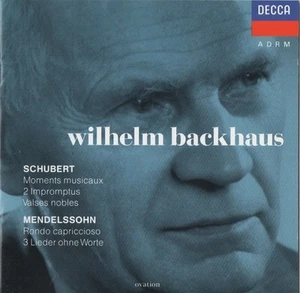Schubert - Momenti Musicali, 2 Improvvisi / Wilhelm Backhaus CD - Picture 1 of 2