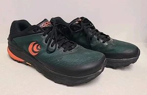Talla 10.5 - Zapatos Topo Para Hombre Ultraventure Pro Verde Bosque/Naranja Suela Vibram - Imagen 1 de 8