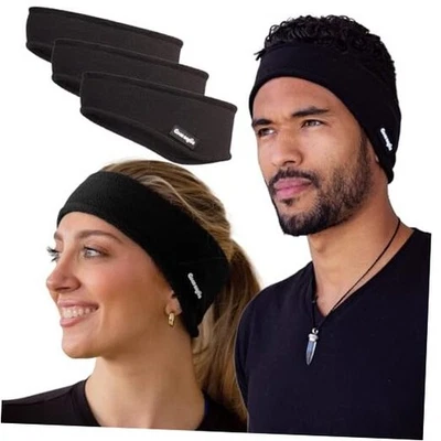 Diadema de invierno polar para hombres y mujeres - Paquete de 1 negra Foto 1 de 4