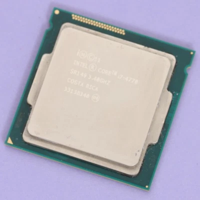 Intel Core i7 4th Gen i7-4770 Quad Core CPU 3.4Ghz Haswell 8MB LGA1150 SR149 - Imagen 1 de 3