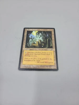 Ancient Tomb Magic The Gathering Tempest MTG Card Heavy Play  - Image 1 of 4