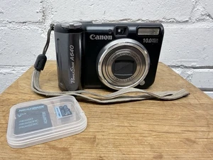 Canon Digital Camera PowerShot A640 10.0MP Flip Screen Silver + 32GB SD - Tested - Picture 1 of 11
