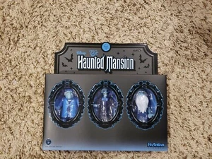 Disney HAUNTED MANSION Hitchhiking Ghosts 3-Pack FIGURES Super7 SDCC 20 ReAction - Picture 1 of 10