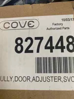 COVE 827448 PULLY,DOOR,ADJUSTER,SVCE/GENUINE PART/BRAND NEW - Image 1 of 2