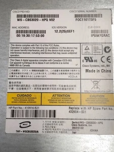 Cisco WS-CBS 3020-HPQ Switch, WS-CBS3020-HPQ V02, HP Part No - 410916-B21 - Picture 1 of 2