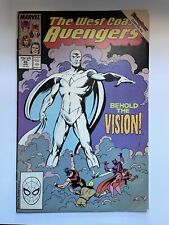 West Coast Avengers #45 1989 Marvel Comics, 1st Appearance White Vision 🔑