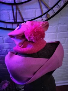 My little pony pink winter scarf and cozy hat - Picture 1 of 3