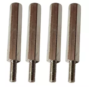 M3 Male Female Threaded PCB Hex Spacer Stand-off 25mm 4pk - Picture 1 of 1