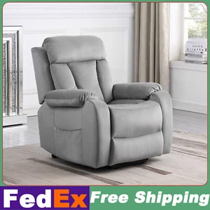 Electric Power Lift Recliner Sofa Theater Living Room Reclining Chair w/ Remote - Picture 1 of 13