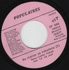 O.K. JAZZ * 70's CONGO ZAIRE SOUKOUSS AFRO RUMBA 45 * Listen! - Picture 1 of 1